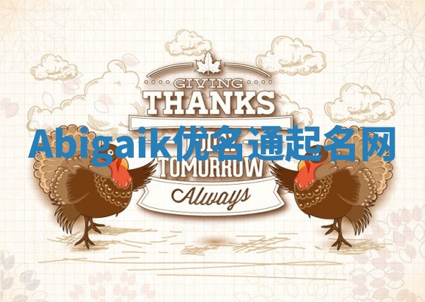 Abigaik优名通起名网