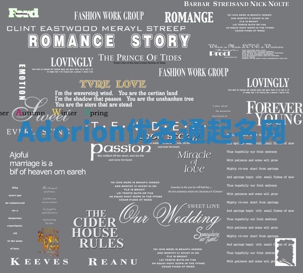 Adorion优名通起名网