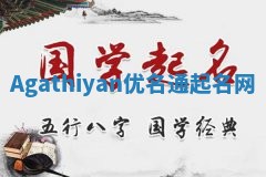 Agathiyan优名通起名网