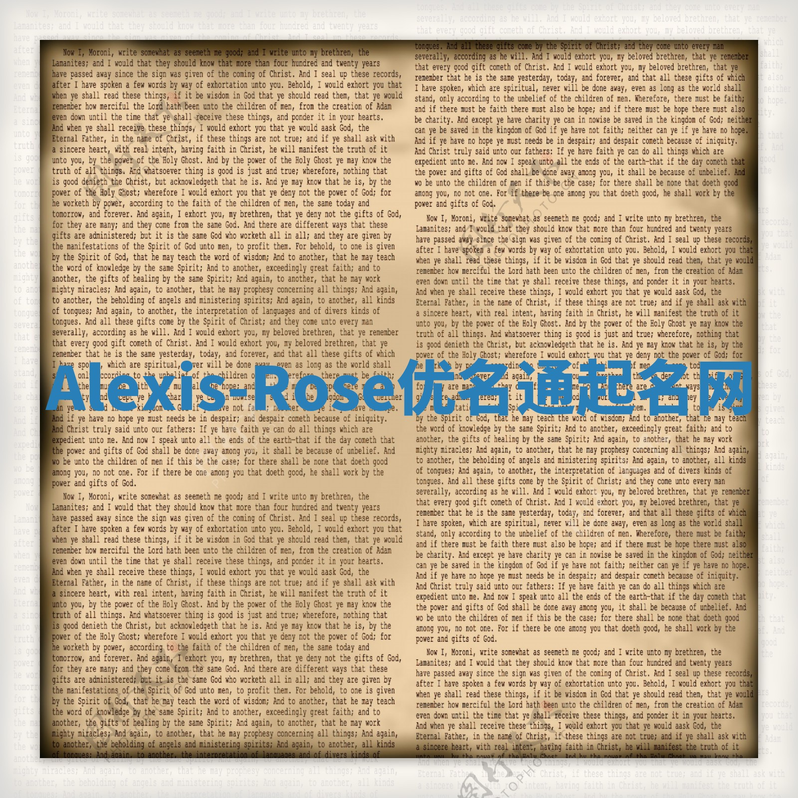 Alexis-Rose优名通起名网