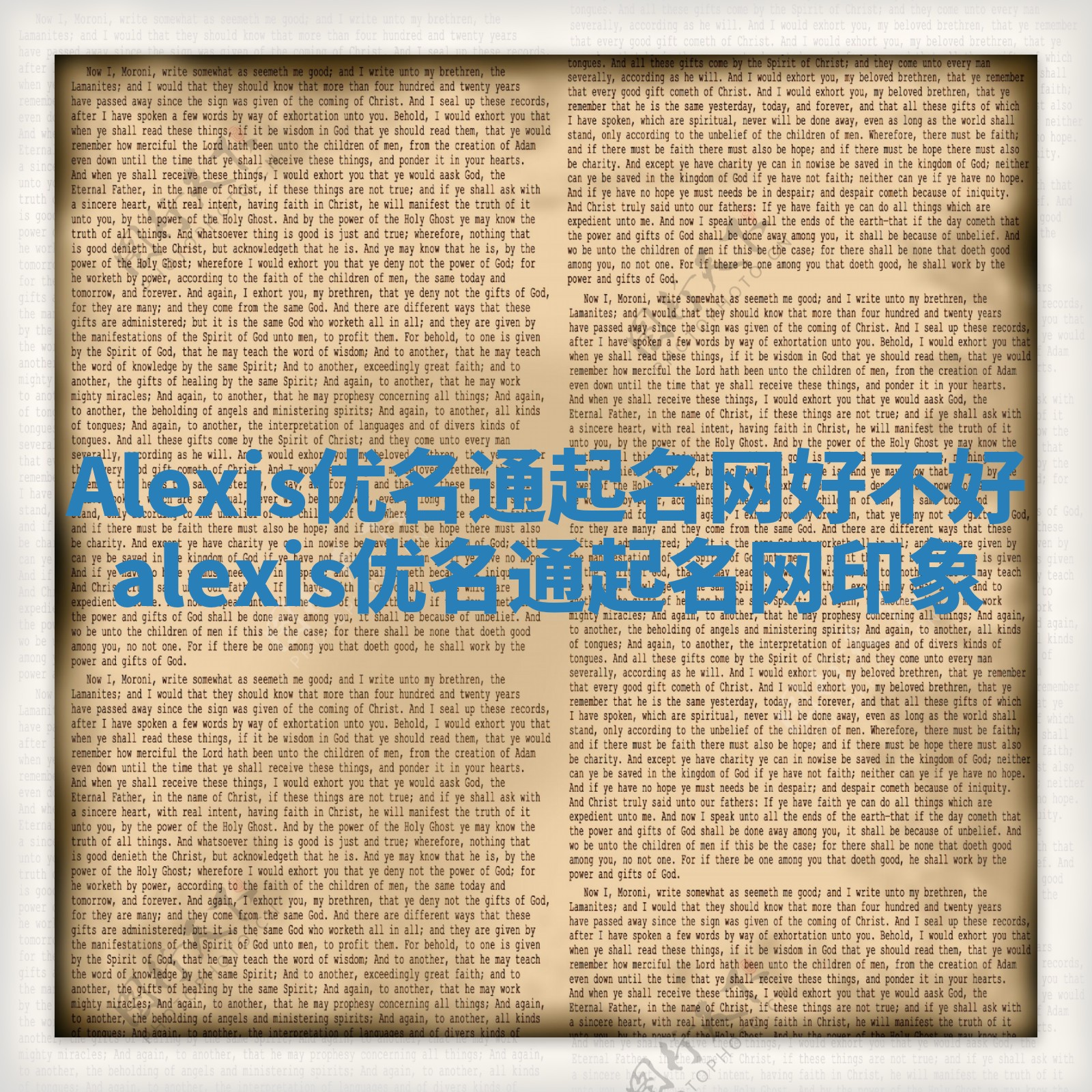 Alexis优名通起名网好不好 alexis优名通起名网印象