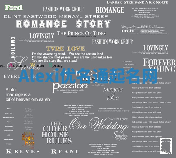 Alexi优名通起名网 Alexi优名通起名网