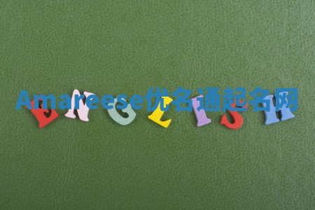 Amareese优名通起名网