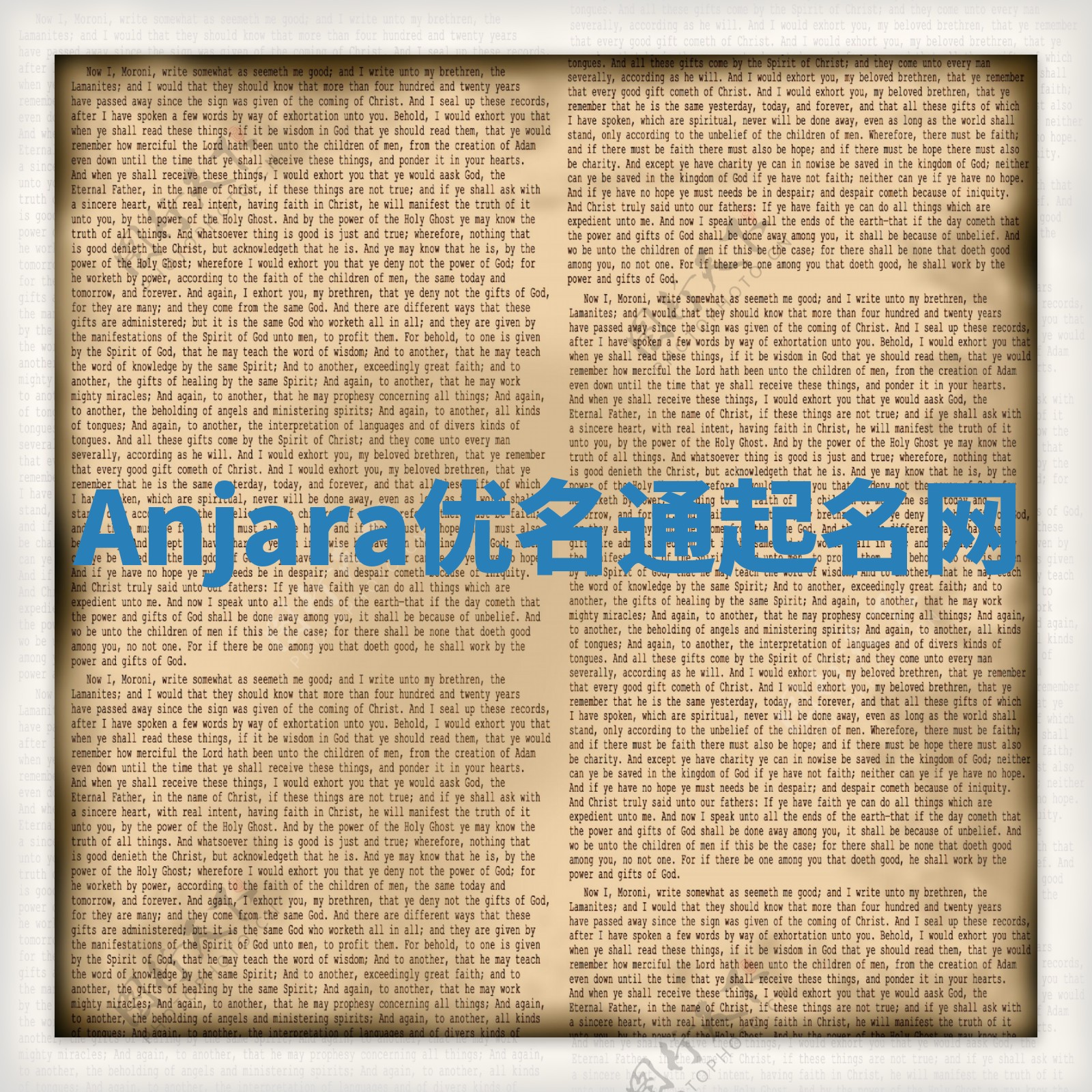 Anjara优名通起名网