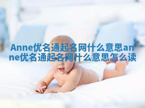 Anne优名通起名网什么意思_anne优名通起名网什么意思怎么读