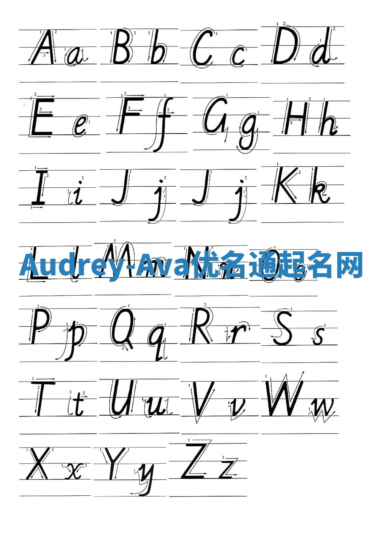 Audrey-Ava优名通起名网