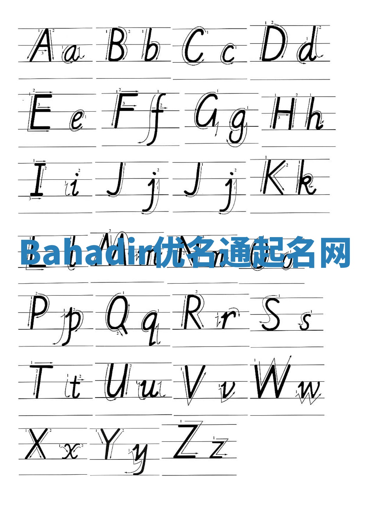 Bahadir优名通起名网