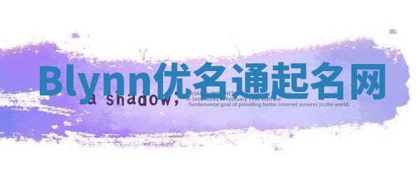 Blynn优名通起名网