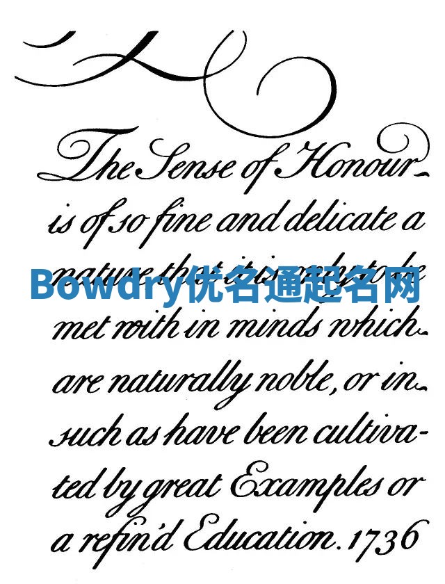 Bowdry优名通起名网