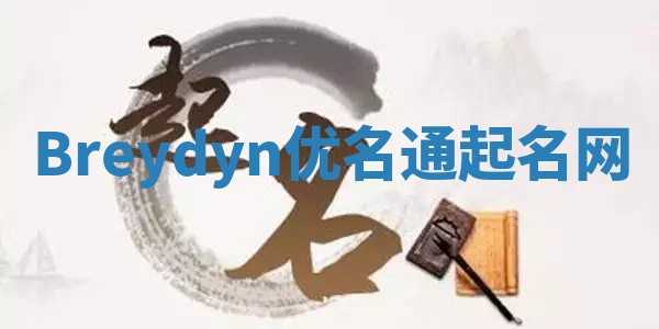 Breydyn优名通起名网