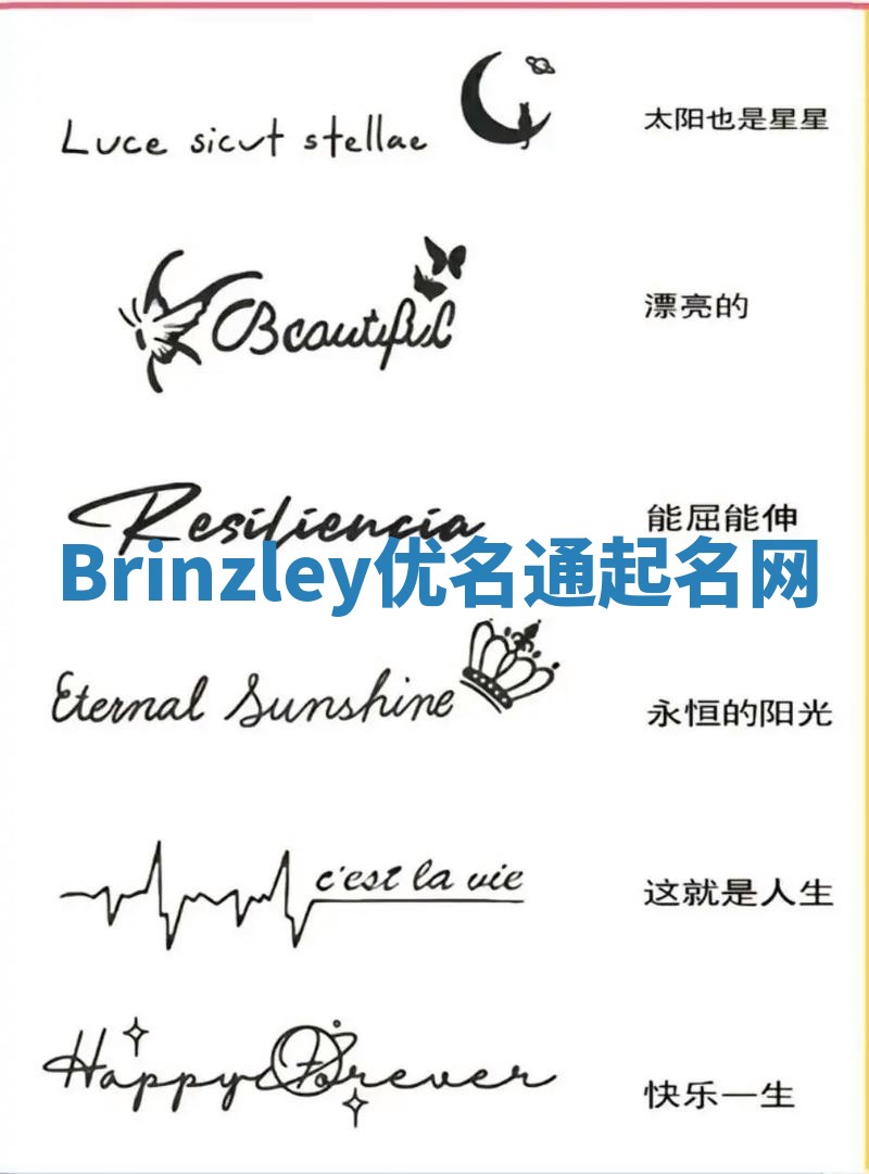 Brinzley优名通起名网