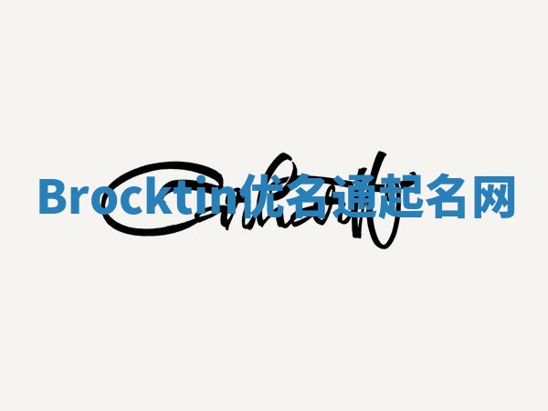 Brocktin优名通起名网