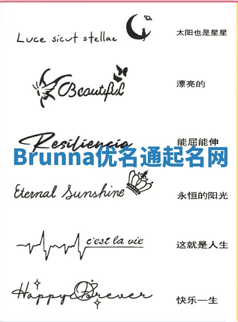 Brunna优名通起名网