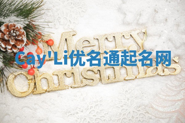 Cay'Li优名通起名网