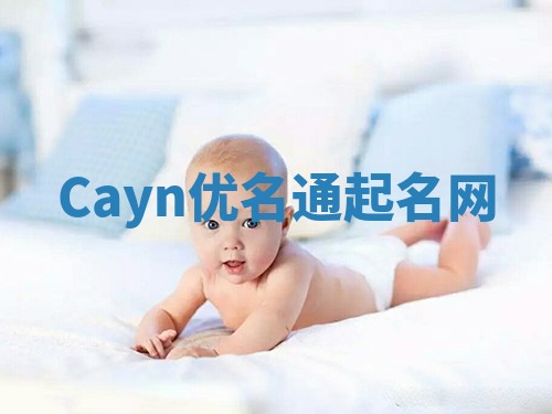 Cayn优名通起名网