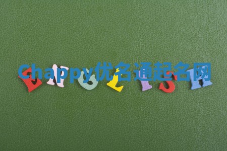 Chappy优名通起名网