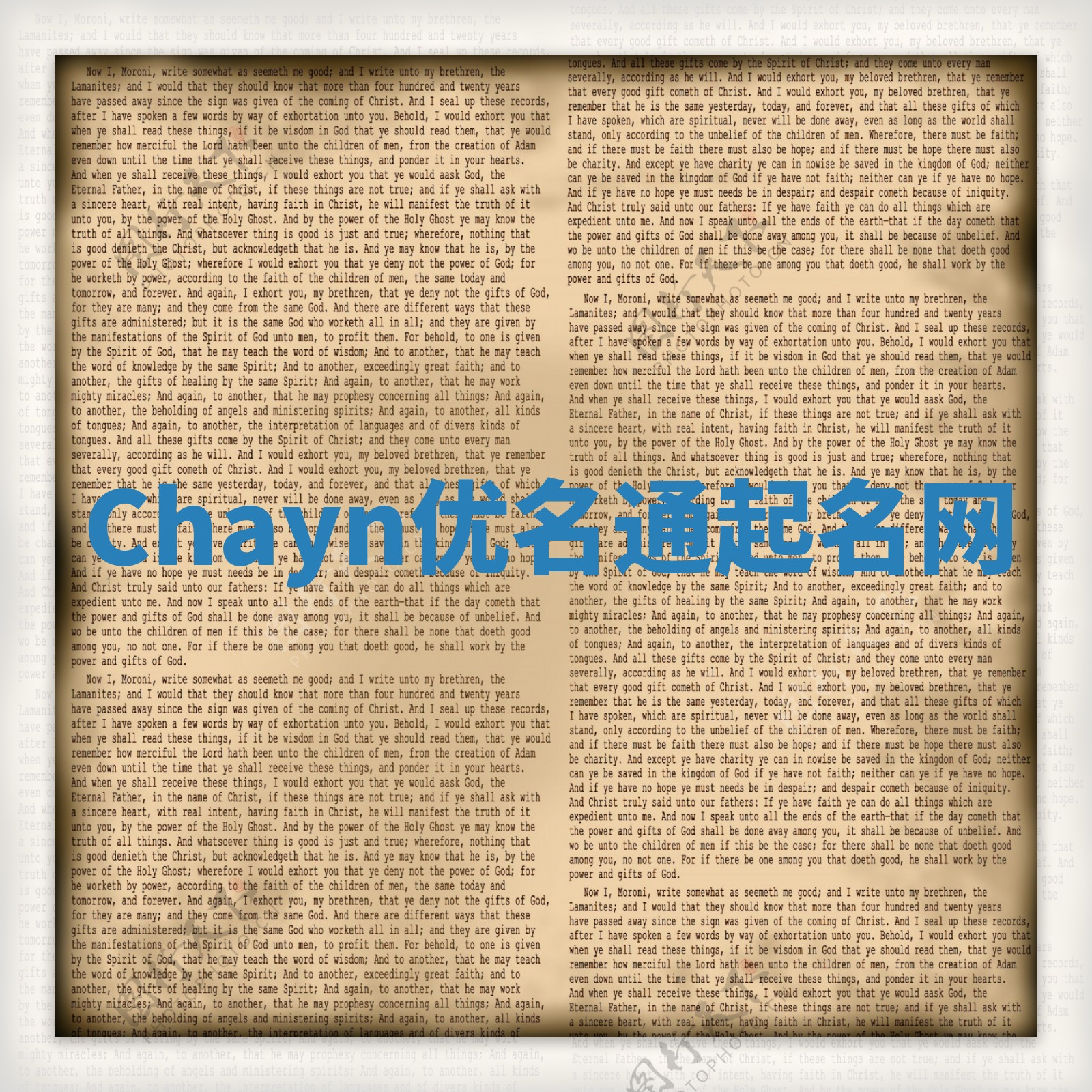Chayn优名通起名网