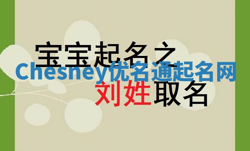 Chesney优名通起名网
