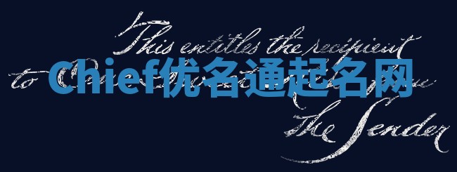 Chief优名通起名网