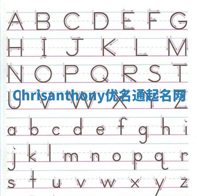 Chrisanthony优名通起名网
