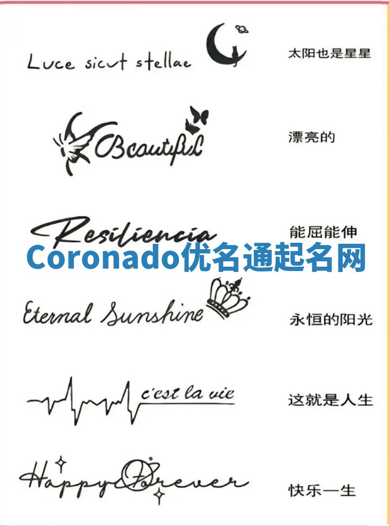 Coronado优名通起名网