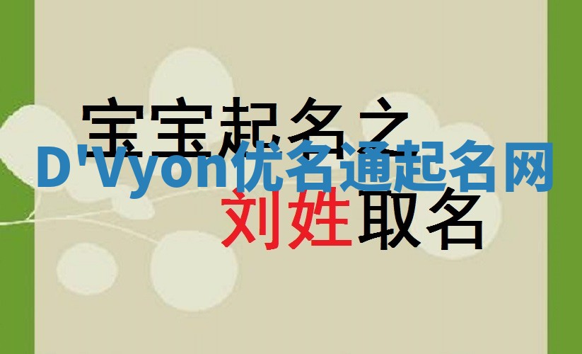 D'Vyon优名通起名网