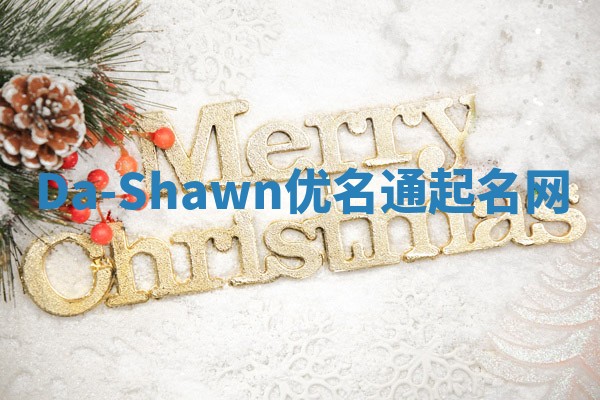 Da-Shawn优名通起名网