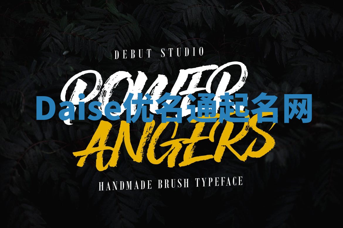 Daise优名通起名网