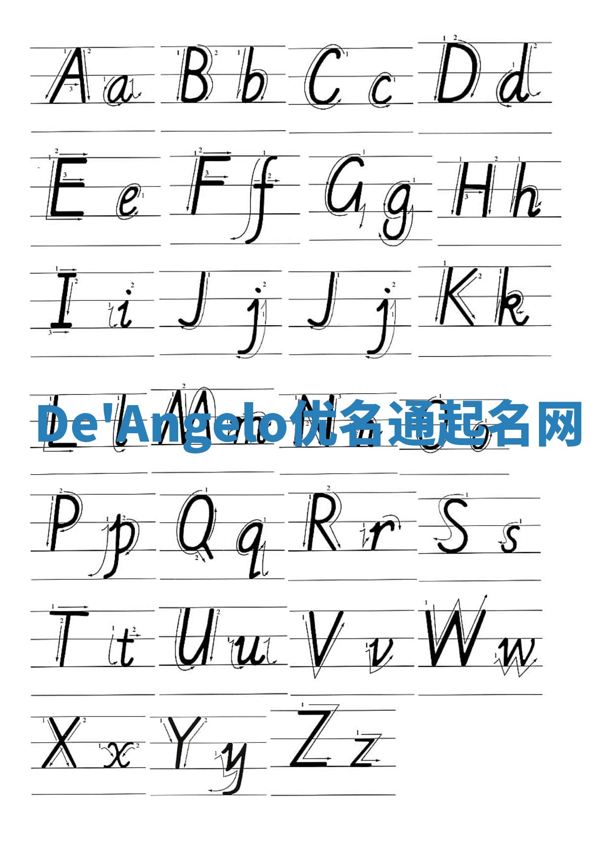 De'Angelo优名通起名网