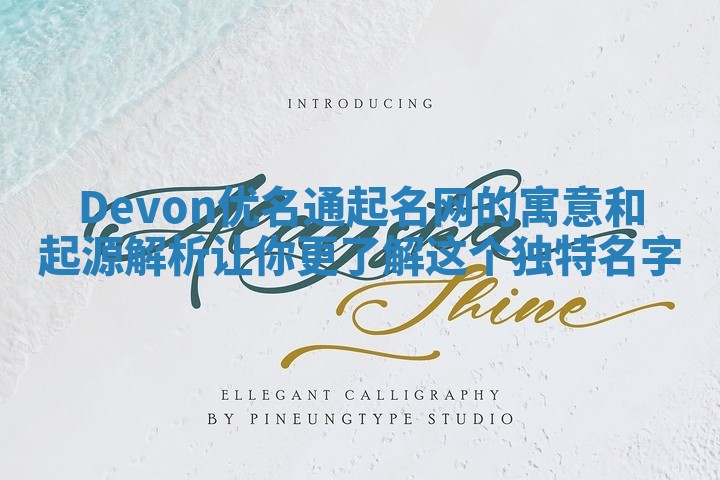 Devon优名通起名网的寓意和起源解析让你更了解这个独特名字