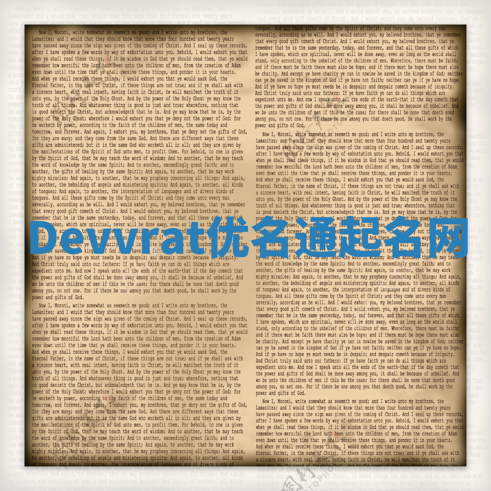 Devvrat优名通起名网