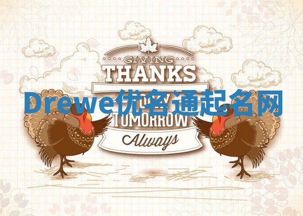 Drewe优名通起名网