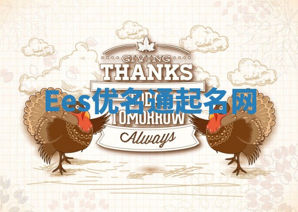 Ees优名通起名网