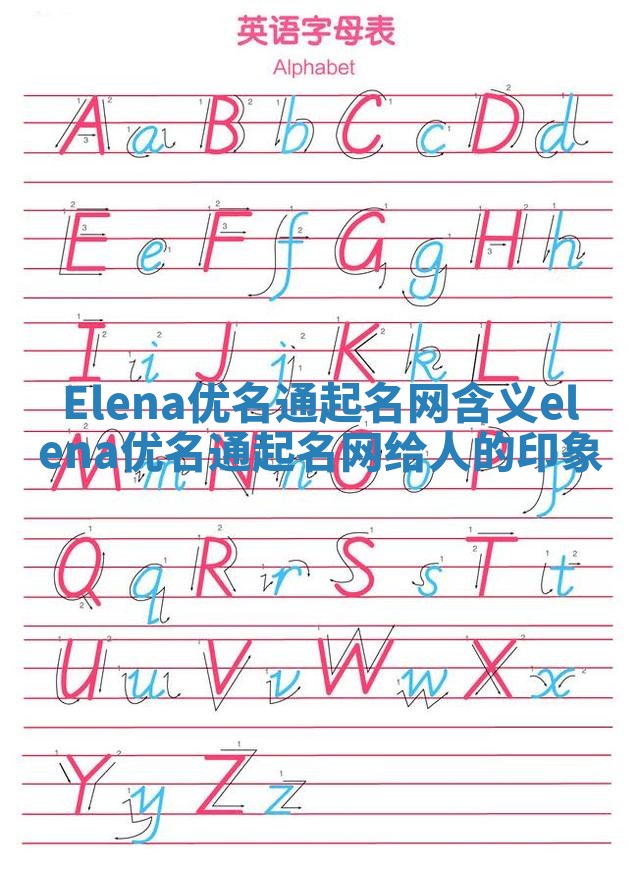 Elena优名通起名网含义_elena优名通起名网给人的印象