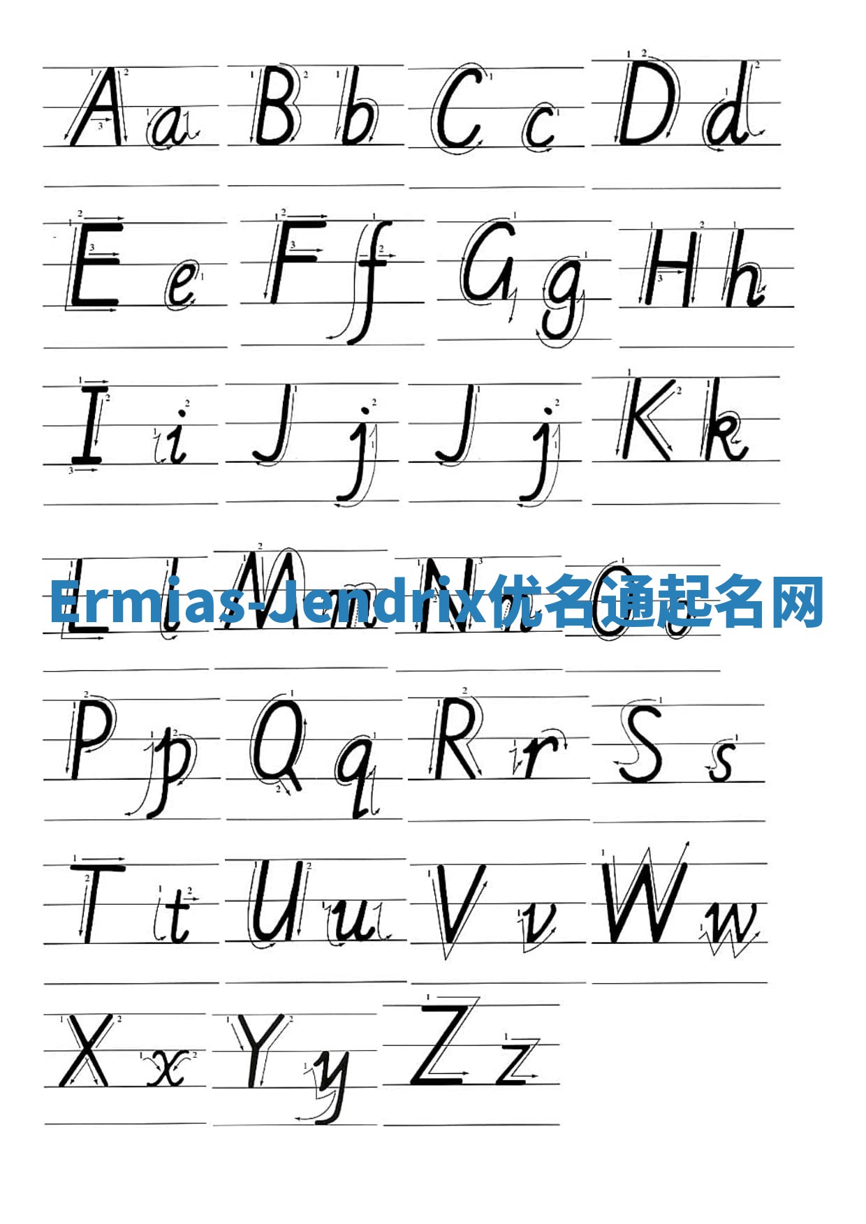 Ermias-Jendrix优名通起名网