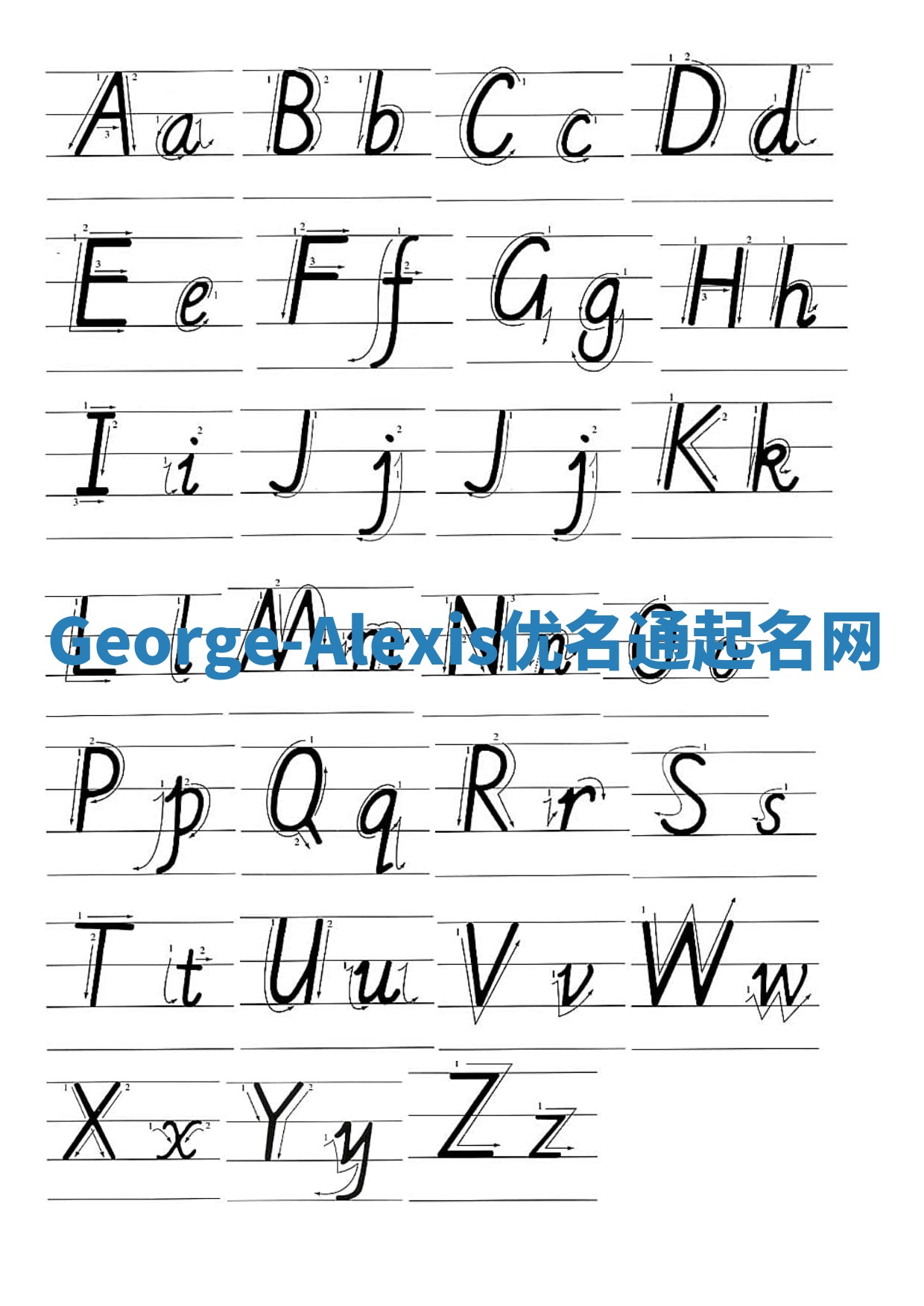 George-Alexis优名通起名网