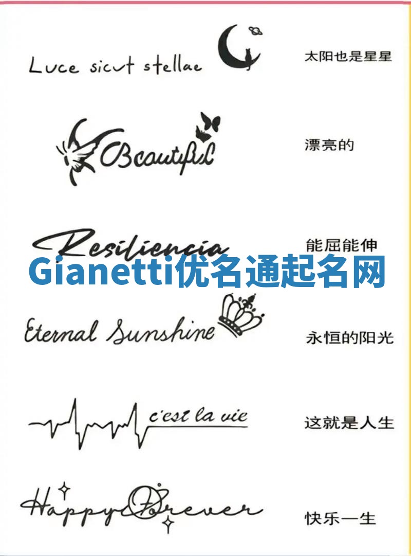 Gianetti优名通起名网