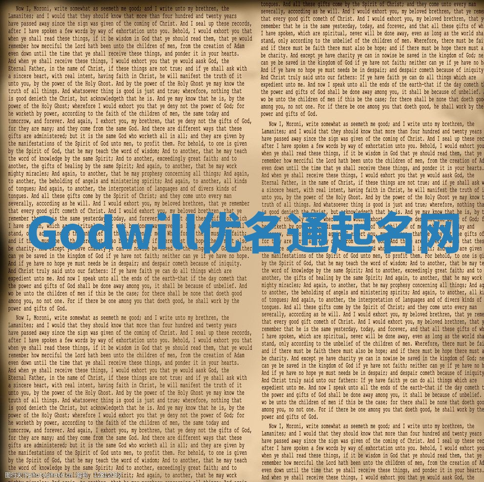 Godwill优名通起名网