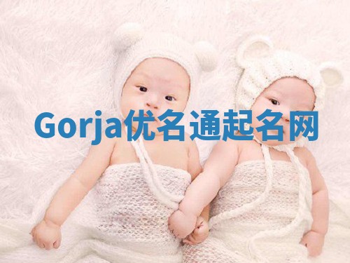 Gorja优名通起名网