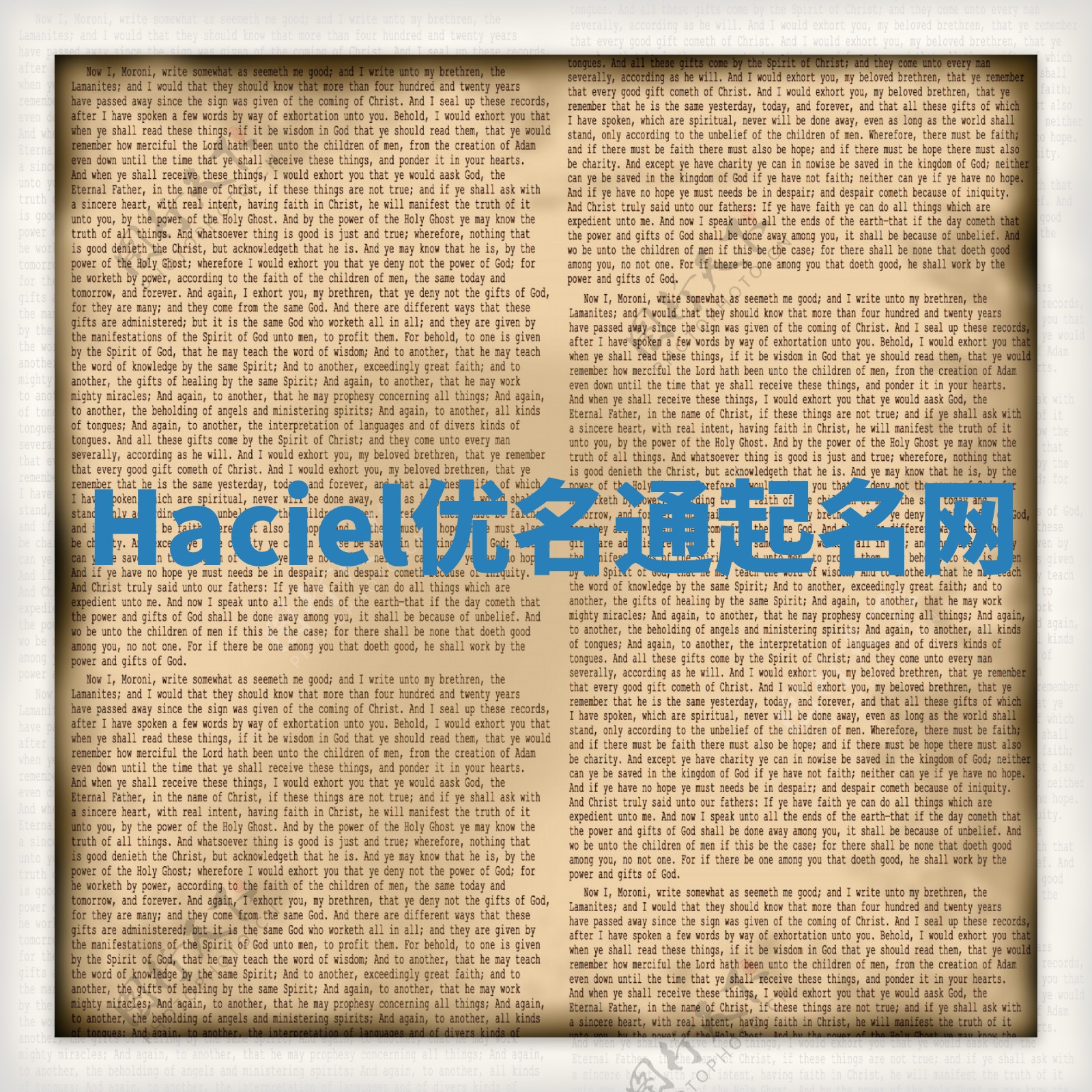 Haciel优名通起名网