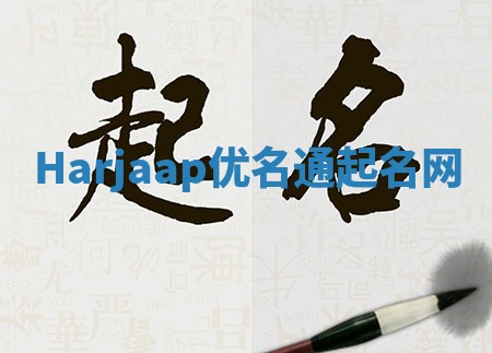 Harjaap优名通起名网