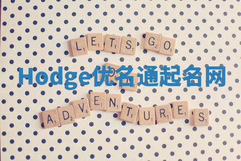 Hodge优名通起名网