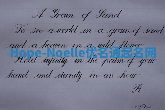 Hope-Noelle优名通起名网
