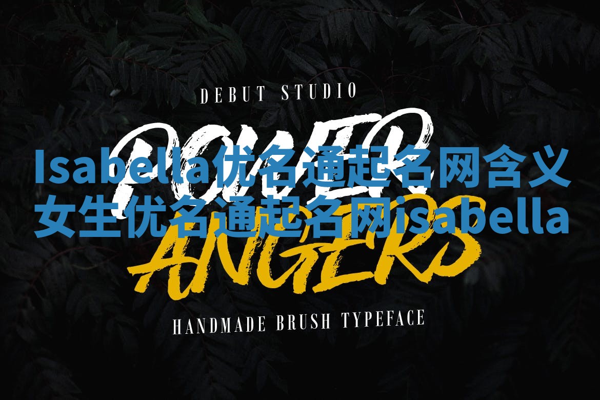 Isabella优名通起名网含义 女生优名通起名网isabella