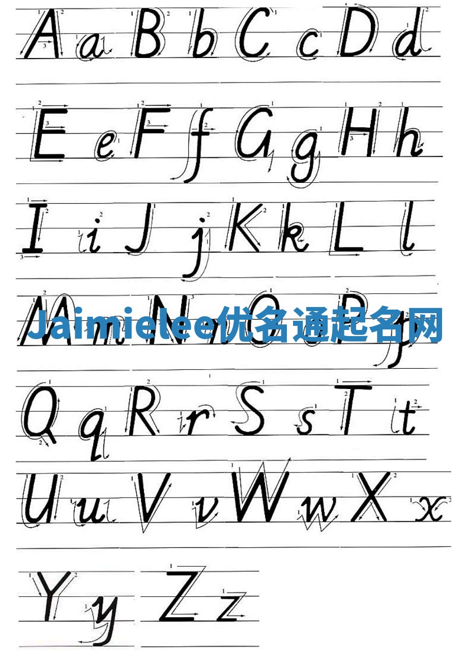 Jaimielee优名通起名网