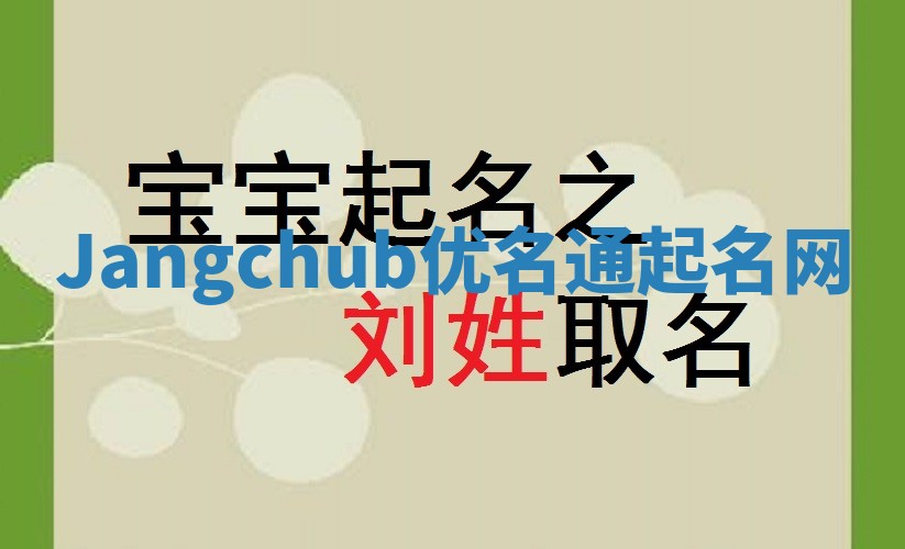 Jangchub优名通起名网