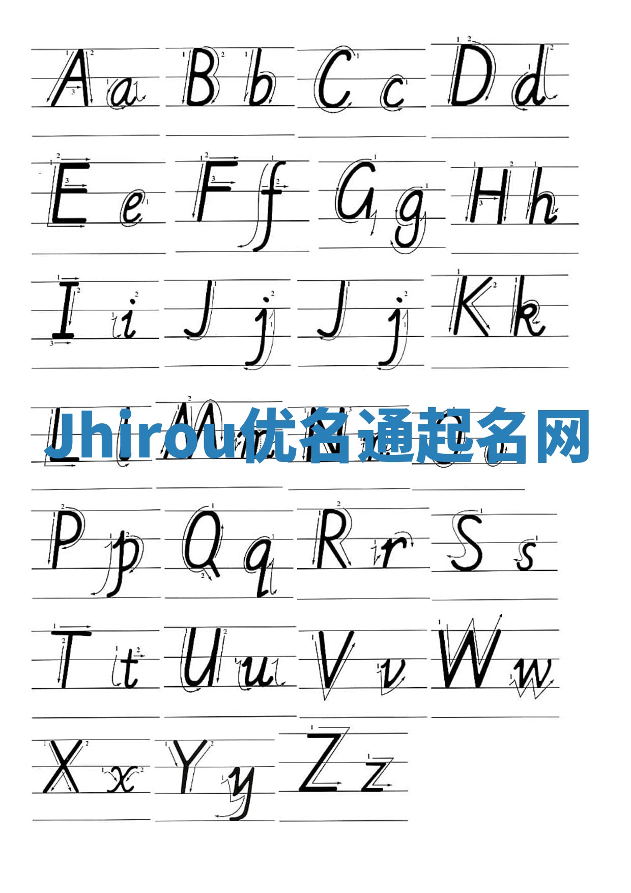 Jhirou优名通起名网