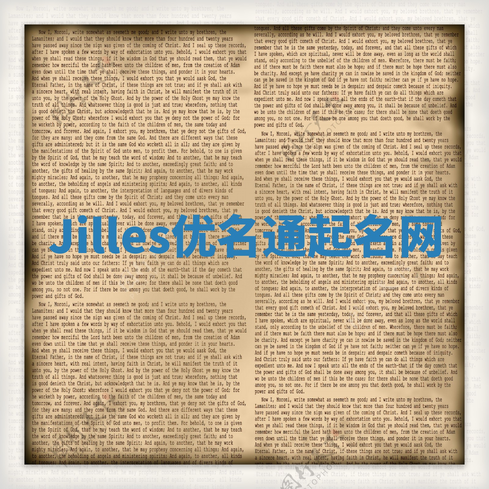 Jilles优名通起名网