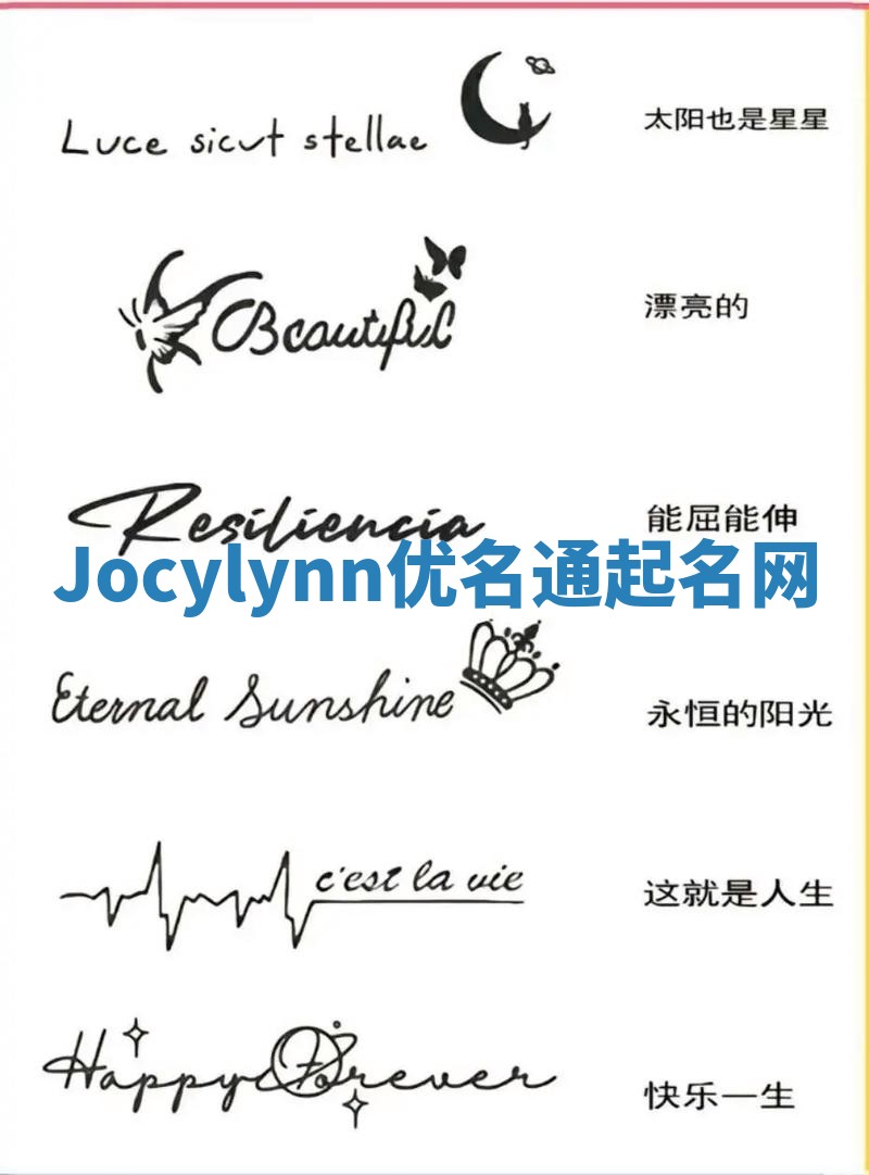 Jocylynn优名通起名网