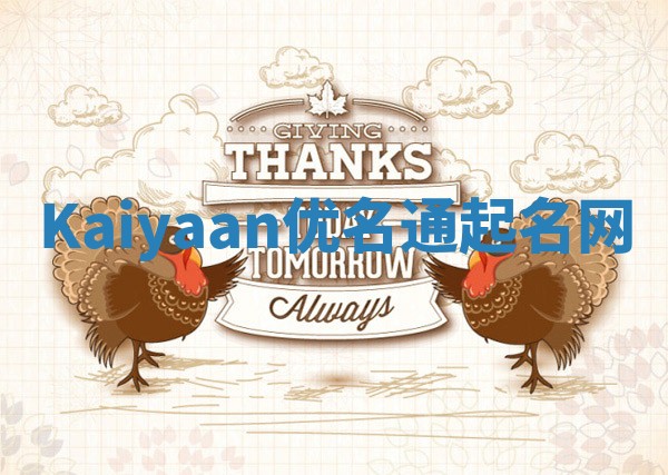 Kaiyaan优名通起名网